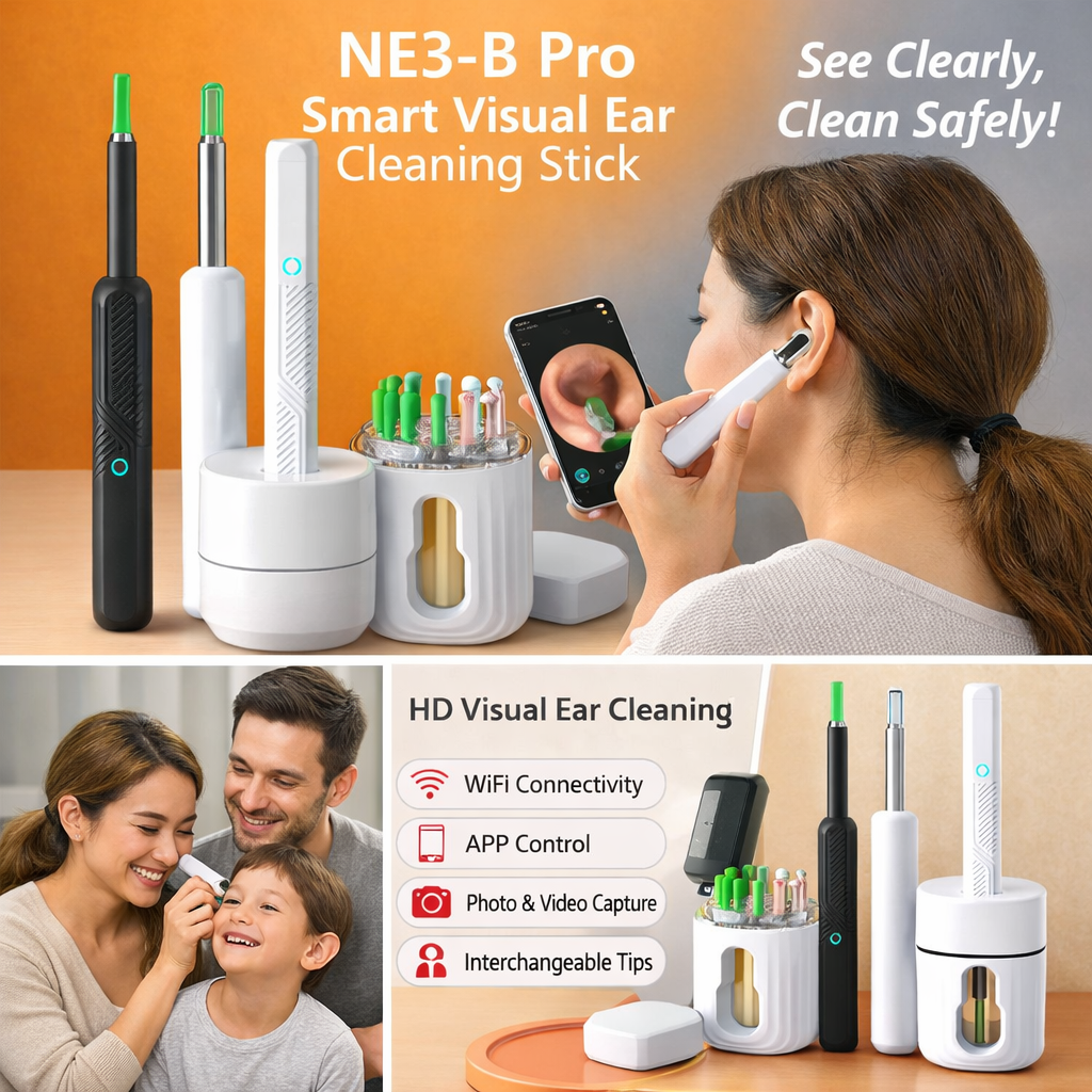 NE3-B Pro Smart Visual Ear Cleaning Stick