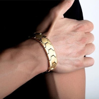 Luxury Gold Hexagon Chain Bracelet – Premium Stainless Steel Fashion Jewelry